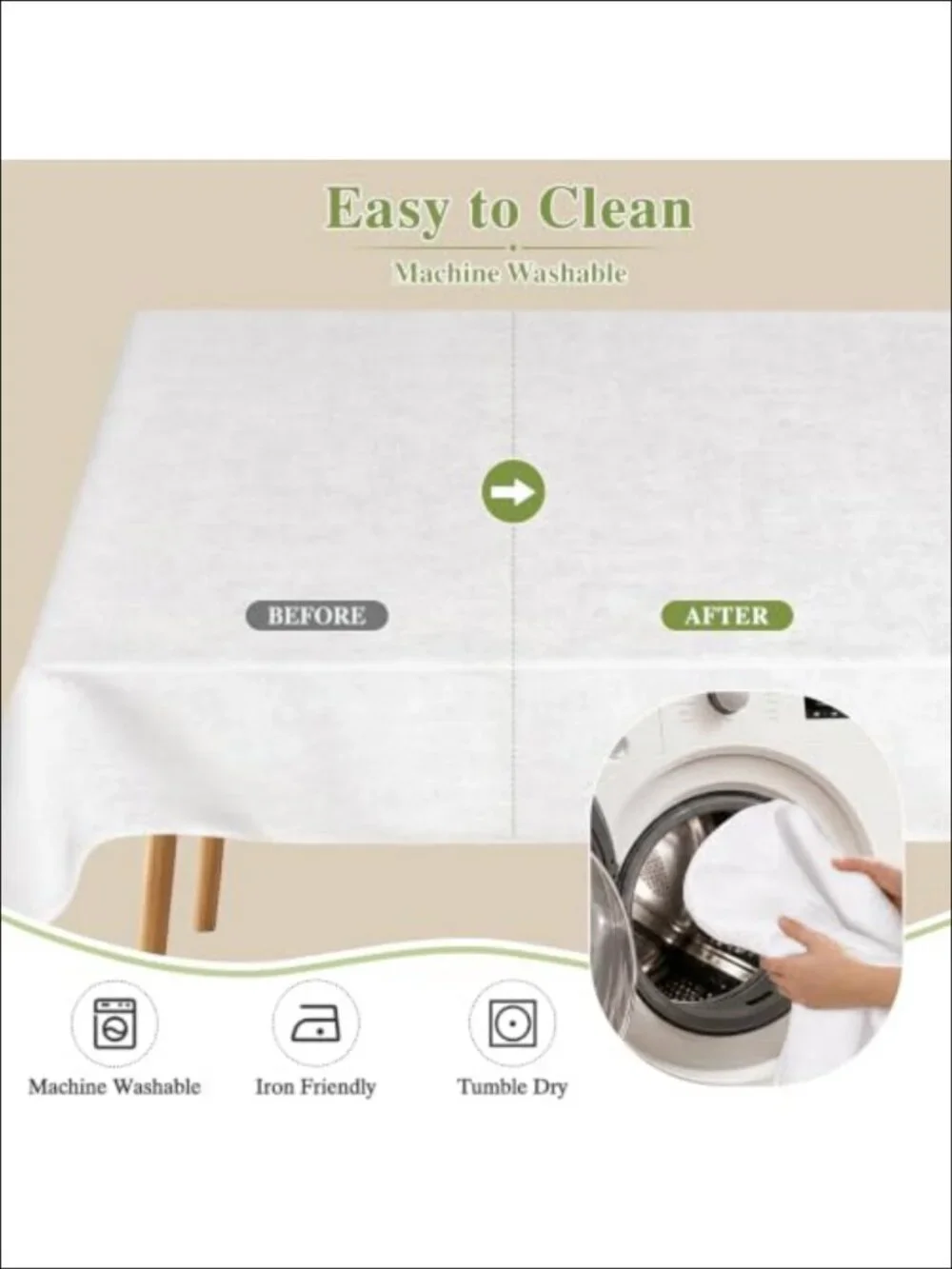 Jacquard Tablecloth 60x120 for 8ft Rectangle Table Dining